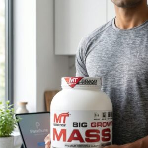 MT Nutrition – Big Grow Mass Gainer | Strawberry | 3kg