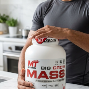 MT NUTRITION BIG GROW MASS – PREMIUM PROTEIN & CLEAN CARB GAINER (3KG)