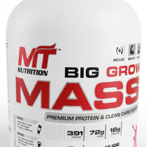 MT NUTRITION BIG GROW MASS - PREMIUM PROTEIN & CLEAN CARB GAINER (3KG)