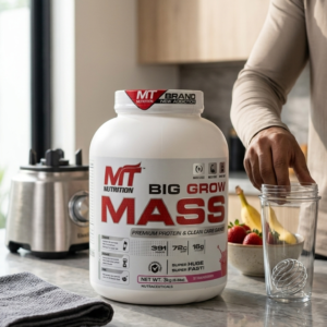 MT NUTRITION BIG GROW MASS – PREMIUM PROTEIN & CLEAN CARB GAINER (3KG)